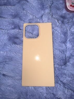 Nude Glossy Square Flaunt Case - iPhone 16 pro max
